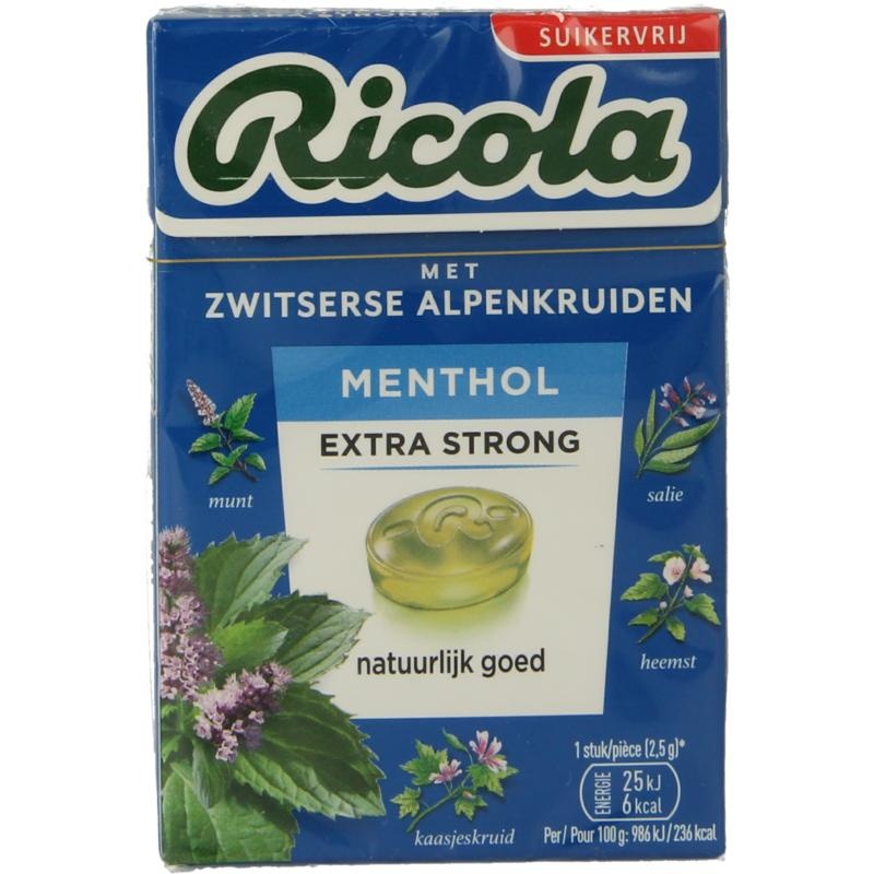 Ricola Ricola Menthol extra stark zuckerfrei (50 Gramm)