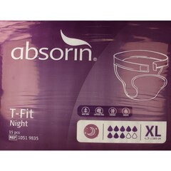 Absorin Comfort T-Fit Nacht Gr. XL 15 Stück