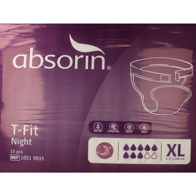 Absorin Comfort T-Fit Nacht Gr. XL 15 Stück