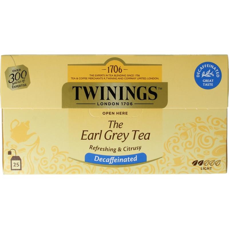 Twinings Earl Grey Decaf Schwarz 25 Beutel