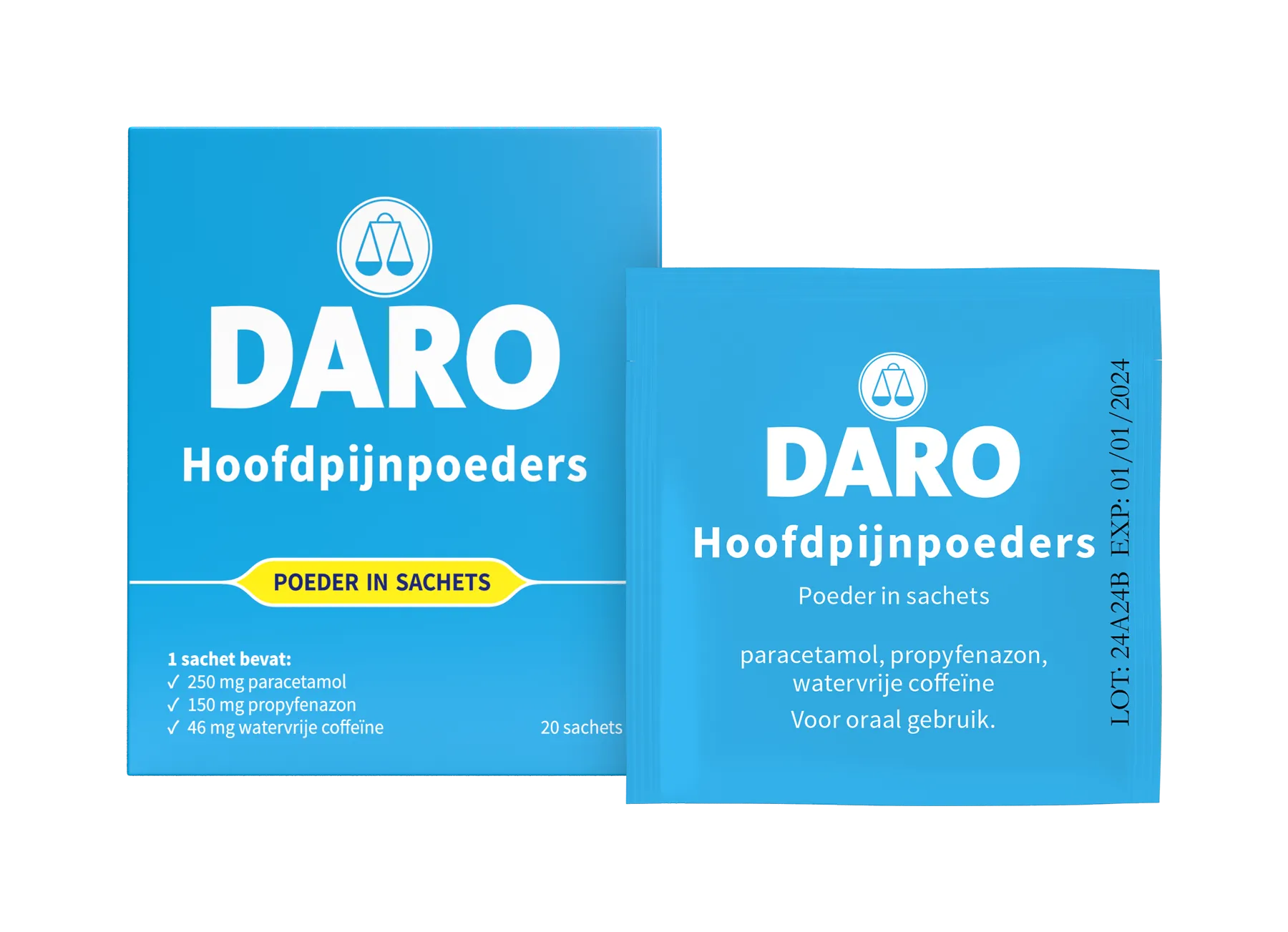 Daro Daro Kopfschmerzpulver (20 Stk.)