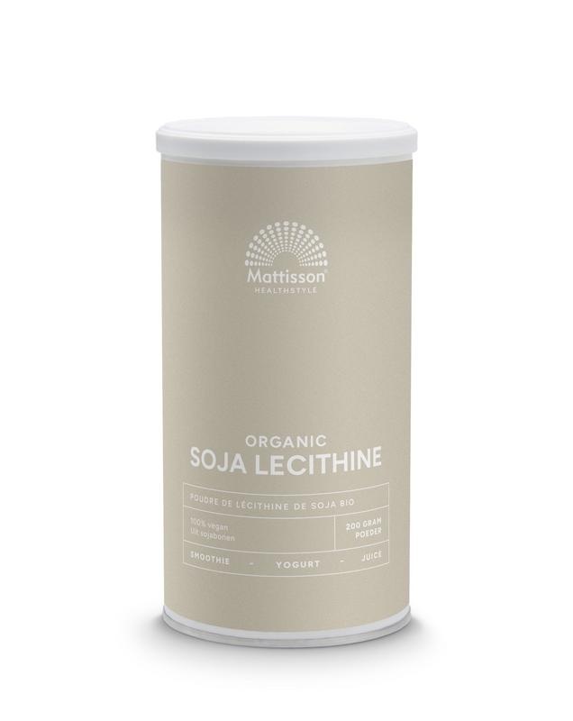 Mattisson Sojalecithin Pulver Bio (200 gr)