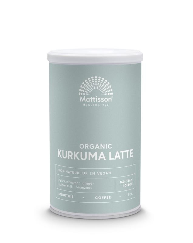 Mattisson Latte Kurkuma Goldenmilk Reishi Ceylon Zimt Bio (160 Gramm)
