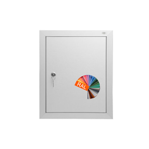 Albo brievenbussen Aluminium Letterbox Door - 529/3 - RAL Color of your choice