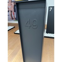 Larob Antero met klep - aluminium brievenbus