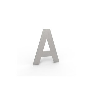 Albo brievenbussen Numéro de maison petit Albo en aluminium - lettre A en look acier