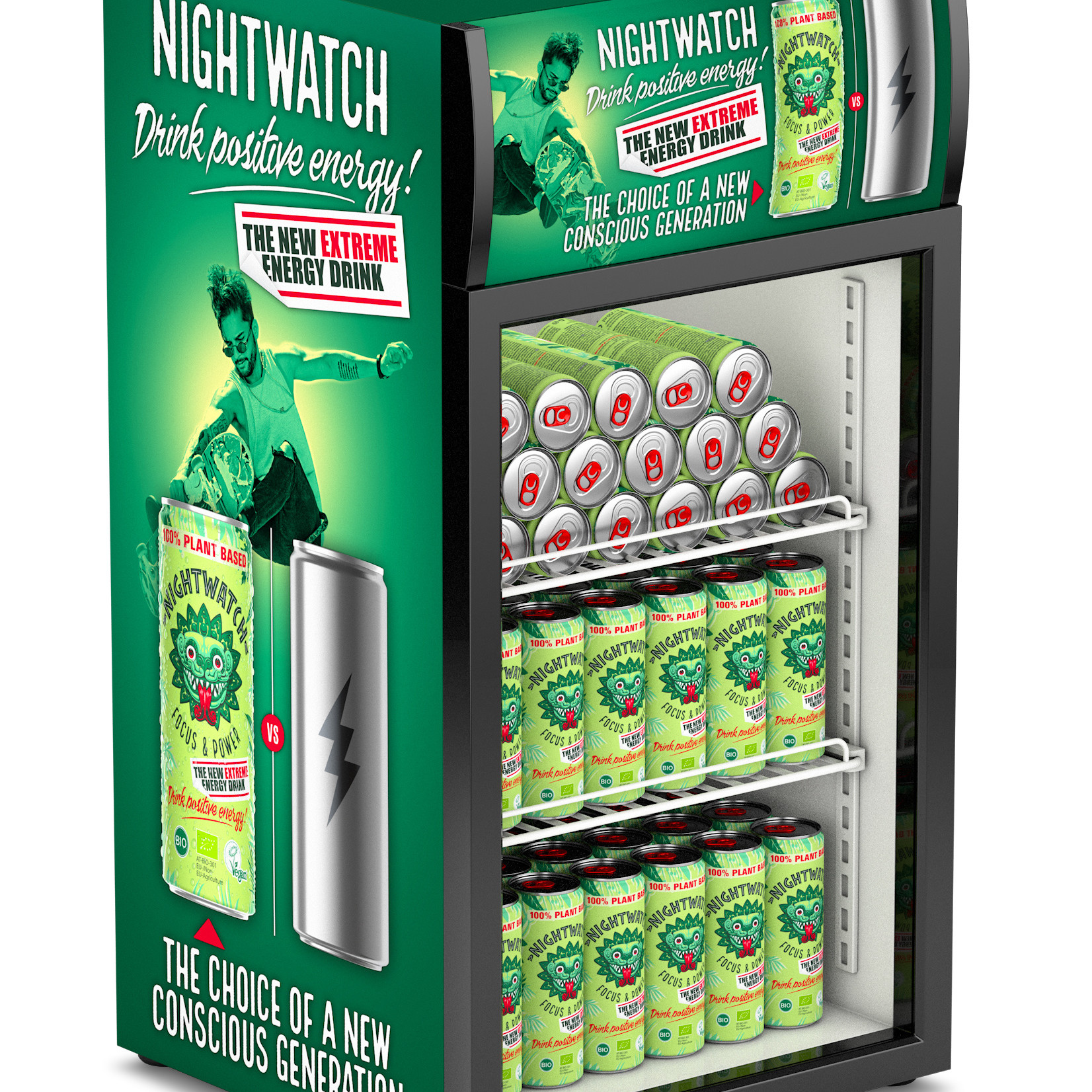 NIGHTWATCH Promotie: Nightwatch branded koelkast + 10 Tray Nightwatch