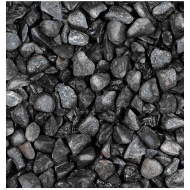 Glanskiezel Nero Ebano - 1kg Zak