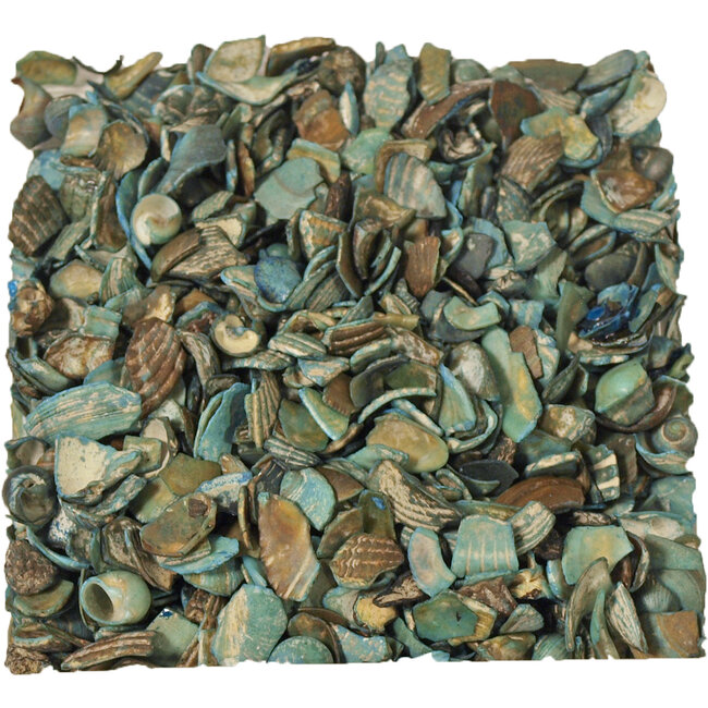 Gebroken Schelpjes Blauw - 750gr zak