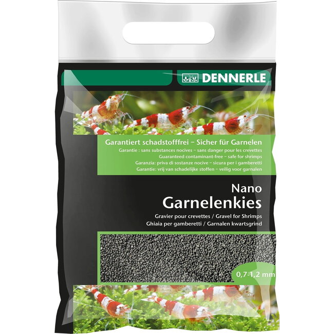 Dennerle Nano Garnelenkies Sulwesi Zwart - 2Kg