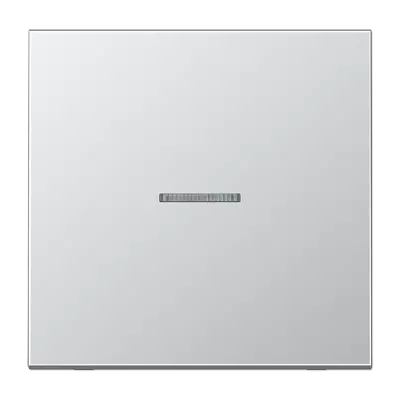 JUNG schakelwip met controlevenster voor HOME draadloze schakelaar LS990 aluminium (AL 101 KO5)