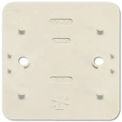 JUNG bodemplaat enkelvoudig AP600 creme (328)