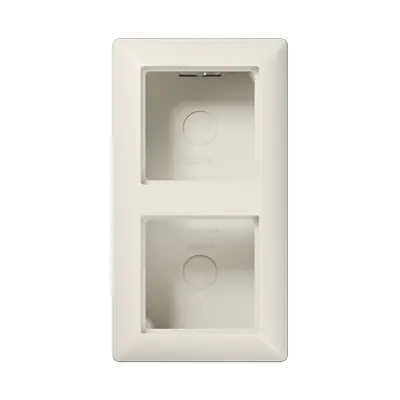 JUNG opbouwbak 2-voudig AS500 creme (AS 582 A W)