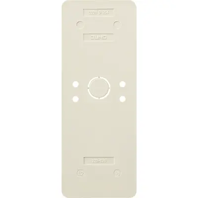 JUNG bodemplaat 3-voudig combinaties schakelaar/contactdoos vlamwerend AP600 creme (328-626)