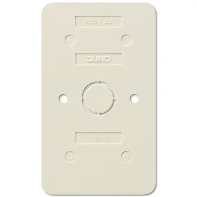 JUNG bodemplaat 2-voudig contactdozen vlamwerend AP600 creme (328-622)