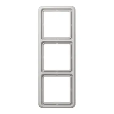 JUNG afdekraam 3-voudig CD500 lichtgrijs (CD 583 LG)