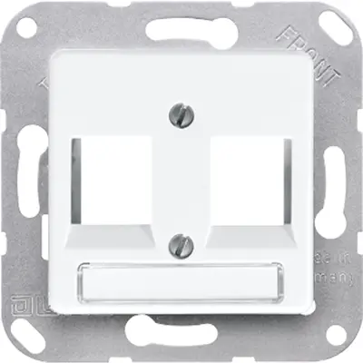 JUNG Centraalplaat 1v Modular-Jack (169-2 NWE WW)