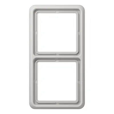 JUNG afdekraam 2-voudig CD500 lichtgrijs (CD 582 LG)