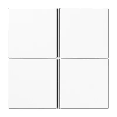 JUNG Viervoudige drukker Tastrelais (LS 404 TSA WW)