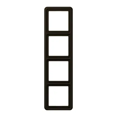 JUNG afdekraam 4-voudig CD500 bruin (CD 584 BR)