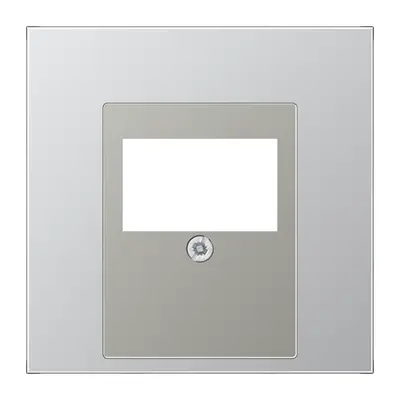 JUNG centraalplaat multimedia LS990 aluminium (AL 2969 T)