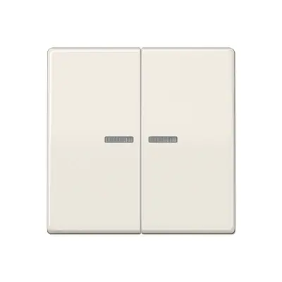 JUNG schakelwip 2-voudig met controlevenster AS500 creme (AS 591-5 KO5)