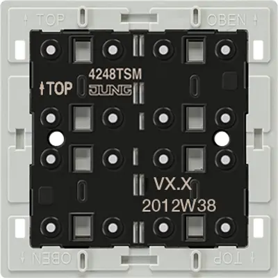 JUNG Drukcontact 8v 4 maakcontacten (4248 TSM)