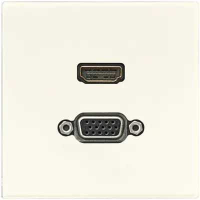 JUNG Centraalplaat 2v HDMI Creme Dr (MA LS 1173)