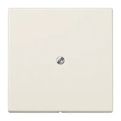 JUNG centraalplaat snoer invoer incl. draagframe LS990 creme (LS 990 A)