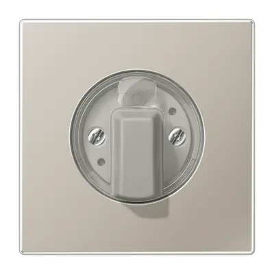 JUNG draaiknop tbv jaloezie of draaischakelaar LS990 edelstaal (ES 1941)