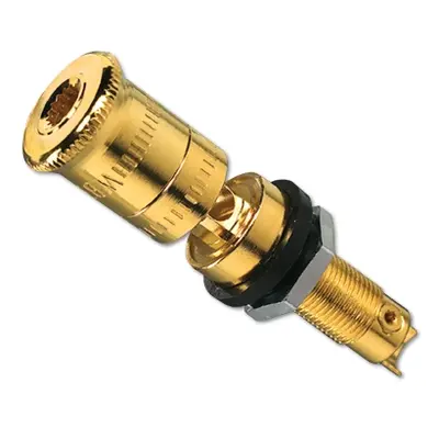 JUNG high-end luidspreker poolklemmen goudkleurig en zwart (LPK 63 SW)