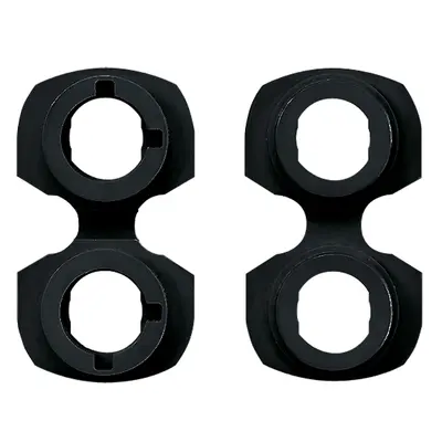 JUNG montageplaat voor inbouw van luidspreker poolklemmen of cinch-aansluitbussen (63 WBT)