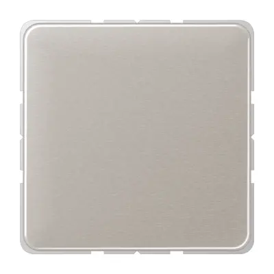 JUNG centraalplaat blinddeksel incl. draagframe CD500 platina (CD 594-0 PT)