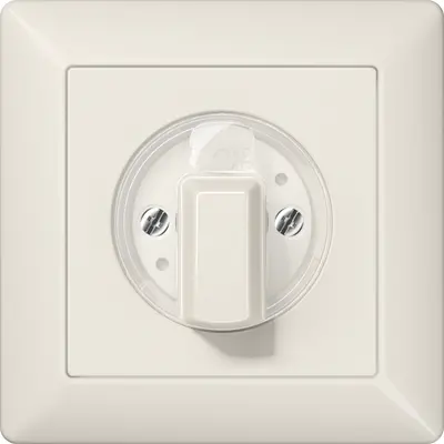 JUNG 3-standenschakelaar 1-polig zonder nul compleet met afdekking AS500 creme (AS 15504.10 N)