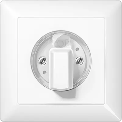 JUNG 3-standenschakelaar 1-polig zonder nul compleet met afdekking AS500 alpine wit (AS 15504.10 N WW)