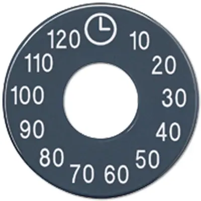 JUNG schijf met schaalindeling voor tijdschakelaar 120 minuten antraciet (SKS 11120-20)