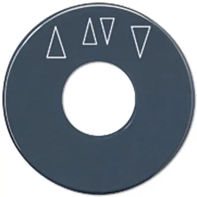 JUNG schijf met schaalindeling voor jaloezie-draaischakelaar antraciet (SKS 1234.10)