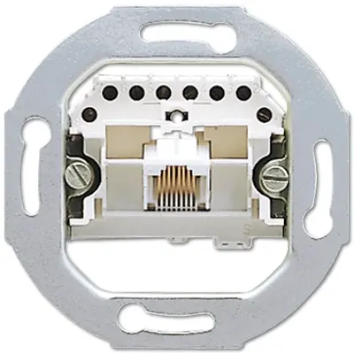 JUNG RJ45 datawandcontactdoos CAT3 1-voudig (UAE 8 UPO)