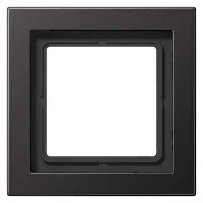JUNG afdekraam 1-voudig LS DESIGN antraciet gelakt aluminium (ALD 2981 AN)