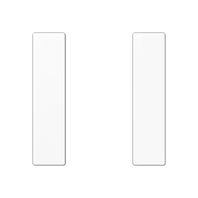 JUNG tasterset 1-voudig F50 A-range alpine wit (A 501 TSA WW)