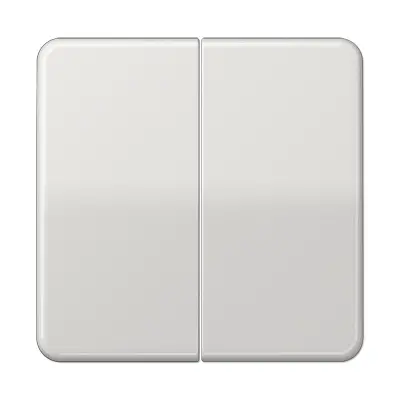 JUNG schakelwip 2-voudig CD500 lichtgrijs (CD 595 LG)