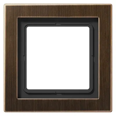 JUNG afdekraam 1-voudig LS DESIGN messing antiek (MED 2981 AT)