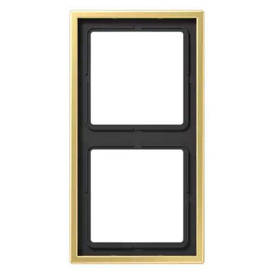 JUNG afdekraam 2-voudig LS990 messing klassiek (ME 2982 C)