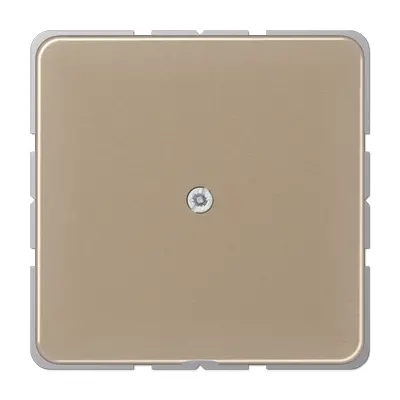 JUNG centraalplaat met snoerinvoer en draagring CD500 goud brons (CD 590 A GB)