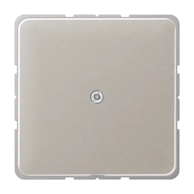 JUNG centraalplaat met snoerinvoer en draagring CD500 platina (CD 590 A PT)