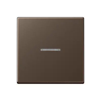 JUNG schakelwip met controlevenster mokka (A 590 KO5 MO)