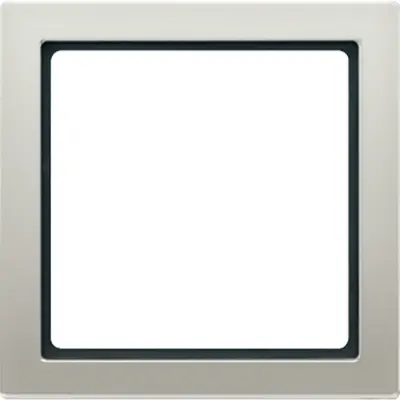 JUNG verloopplaat voor toepassing andere merken 55 x 55 mm LS990 edelstaal (ES 2961 Z5-L)