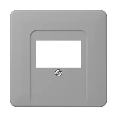 JUNG centraalplaat multimedia CD500 grijs (CD 569 T GR)