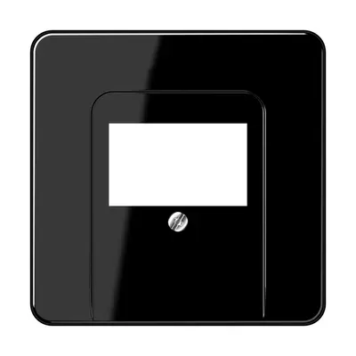 JUNG centraalplaat multimedia CD500 zwart glans (CD 569 T SW)