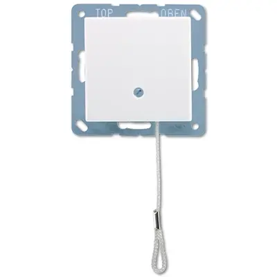 JUNG trekschakelaar A-range alpine wit (A 506 BF NUZ WW)